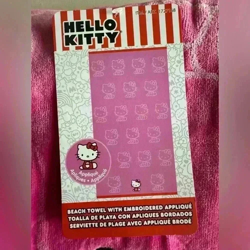 🚫SOLD🚫 Hello Kitty Bundle - Beach Towel & 6-pc Cozy Bath Time Set - Picture 3 of 8
